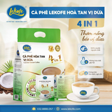 Cà Phê Lekofe Hòa Tan Vị Dừa 4In1 432G.