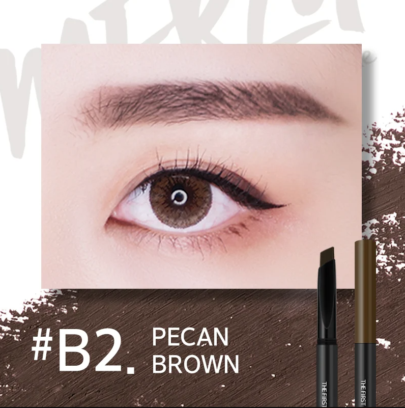  Chì Kẻ Mày Merzy The First Brow Pencil #B2 Pecan Brown Nâu Hạt Dẻ 0,3g - DATE 