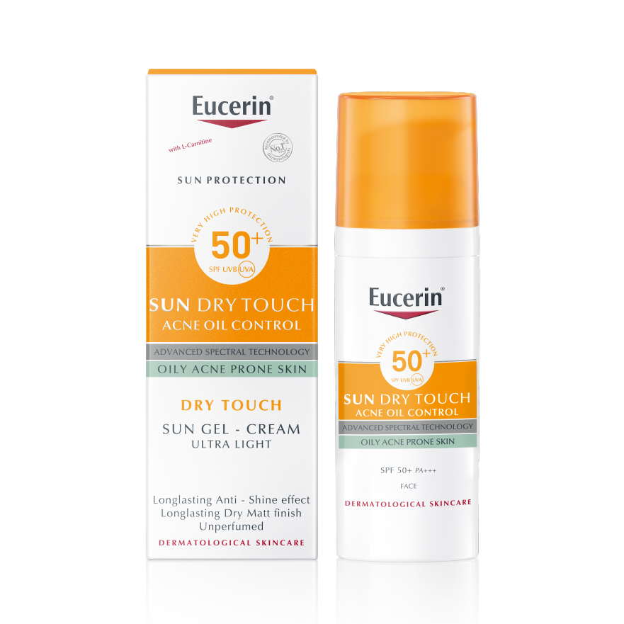  Gel Chống Nắng Eucerin Cho Da Nhờn Mụn Spf50+ 50ml - Date 4 