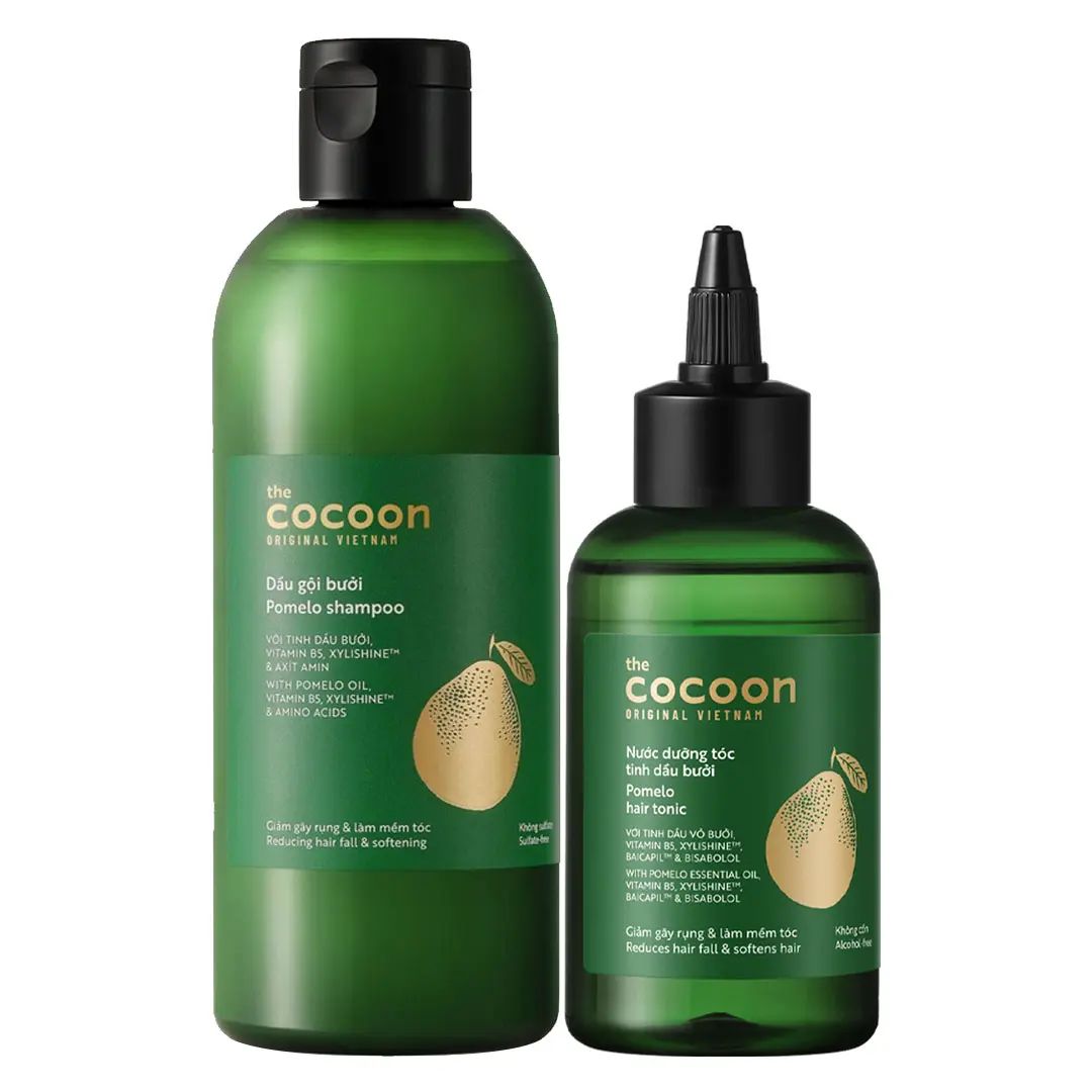  Combo Nước Dưỡng Tóc Tinh Dầu Bưởi Cocoon 310ml Và Dầu Gội Bưởi Cocoon 310ml 