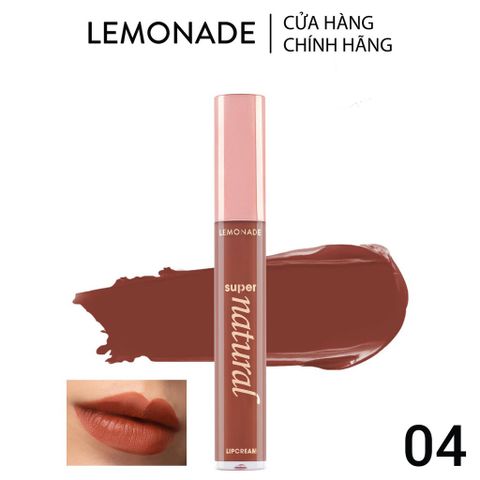  Son Lemonade SuperNatural Matte Lipcream 04 SuperStrong 5g - DATE 