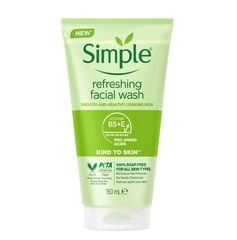  Sữa Rửa Mặt Simple Kind To Skin Refreshing Facial Wash 150ml - New 