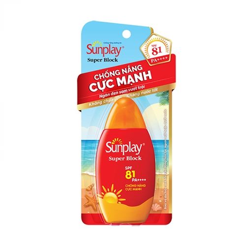  Sữa Chống Nắng Cực Mạnh Sunplay Super Block Spf81 Pa++++ 30G 
