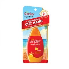  Sữa Chống Nắng Cực Mạnh Sunplay Super Block Spf81 Pa++++ 30G 