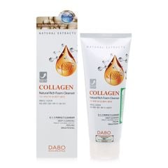  Sữa Rửa Mặt Collagen 3 Trong 1 Dabo Collagen Natural Rich Foam Cleanser 180ml 
