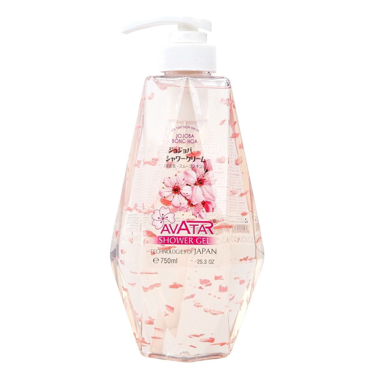  Sữa Tắm Thơm Mịn Da Jojoba Bông Hoa Avatar Jojoba Shower Gel 750ml 