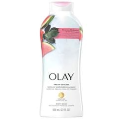  Sữa Tắm Olay Tươi Mát Dài Lâu Dưa Hấu & Cây Thùa Fresh Outlast White Watermelon & Agave Body Wash (Hàng Mỹ Nhập Khẩu Chính Hãng) 650ml 