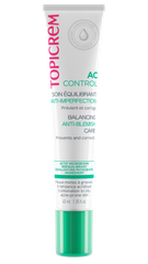  Kem Dưỡng Topicrem Hỗ Trợ Giảm Mụn, Dưỡng Ẩm Giúp Da Mềm Mịn Ac Control Balancing Anti-Blemish Care 40ml 