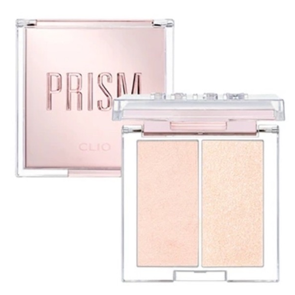  Phấn Bắt Sáng Clio Prism Highlighter Duo 01 Cream Fizz. 