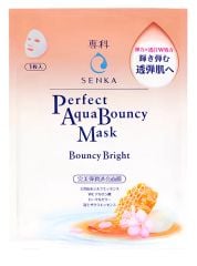  Mặt Nạ Dưỡng Trắng & Đàn Hồi Senka Perfect Aqua Bouncy Mask Bouncy Bright 25ml 