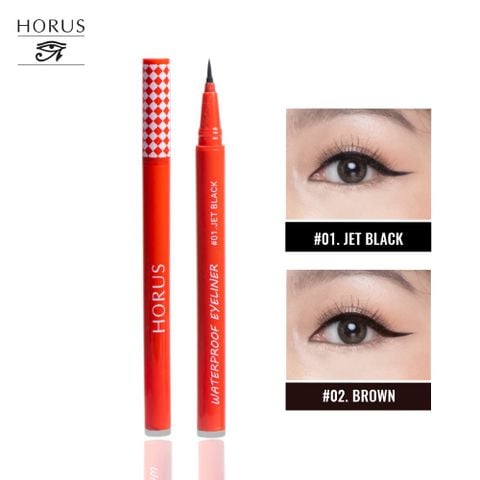  Kẻ Mắt Horus Water Proof Eyeliner - #01 Jet Black 