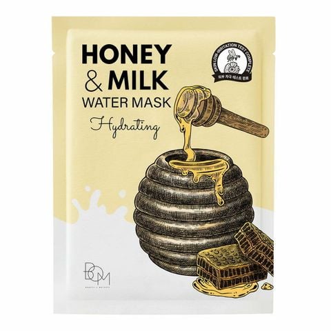  Mặt Nạ Cấp Ẩm BOM Honey & Milk Hydrating Water Mask 25g 