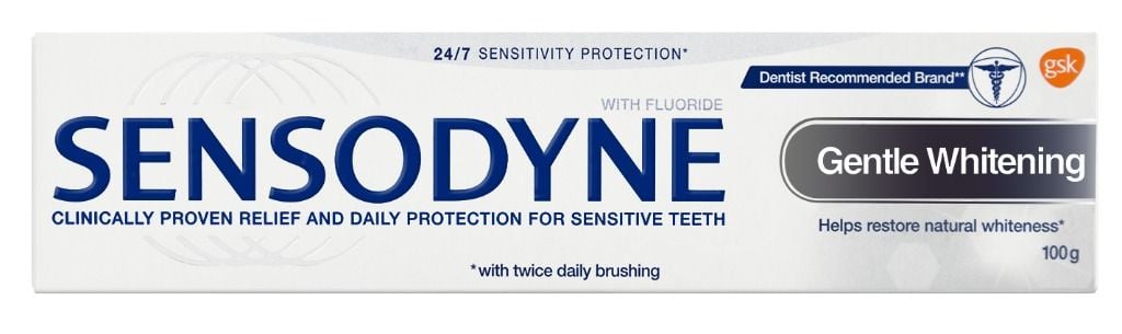  Kem đánh răng giảm ê buốt trắng răng Sensodyne Gentle Whitening 100g 
