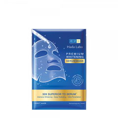  Mặt Nạ Tinh Chất Dưỡng Trắng Chuyên Sâu (Hada Labo Premium Whitening Serum Mask) 23G - KM 