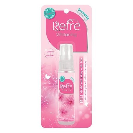  Xịt Khử Mùi Hương Refre Whitening Sweetie 30ml. 