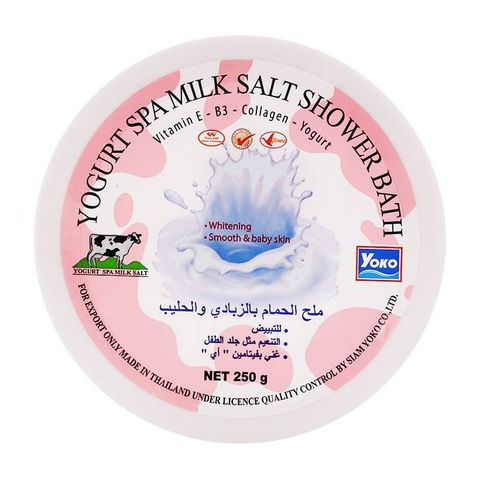  Muối Tắm Tẩy Tế Bào Chết Sữa Chua Yoko Yogurt Spa Milk Salt Shower Bath 250g 