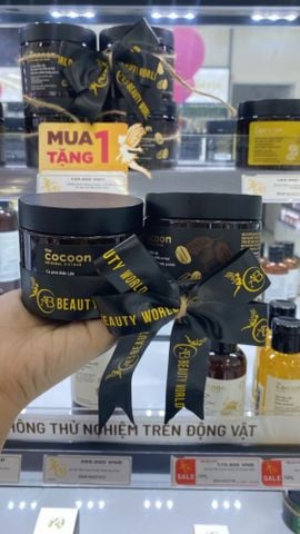  COMBO Cocoon Mua 01 tặng 01 cùng loại CF Dak Lak làm sạch da chết cơ thể 200ml 