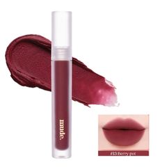  Son Môi Mude Soft Blur Tint 13 Berry Pot - Hồng Mận Trầm. 