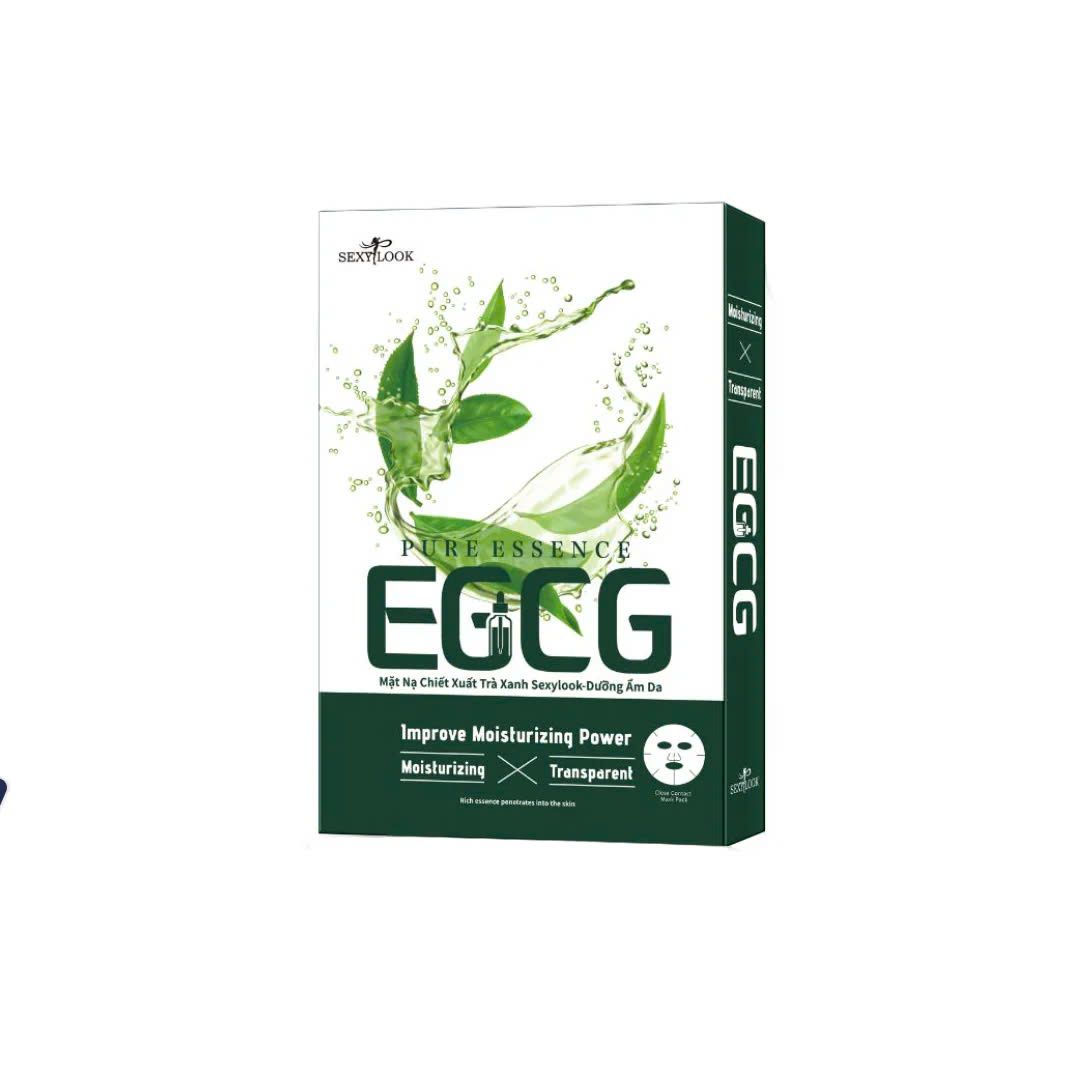  Mặt Nạ Trà Xanh Hỗ Trợ Dưỡng Ẩm Da Sexylook Plant Extract Moisturizing Mask 26ml. 
