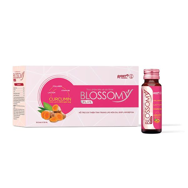 Thực Phẩm Bảo Vệ Sức Khỏe Blossomy Curcumin And Collagen.