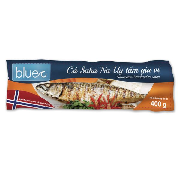 Cá Saba Nauy tẩm gia vị Blue 400g