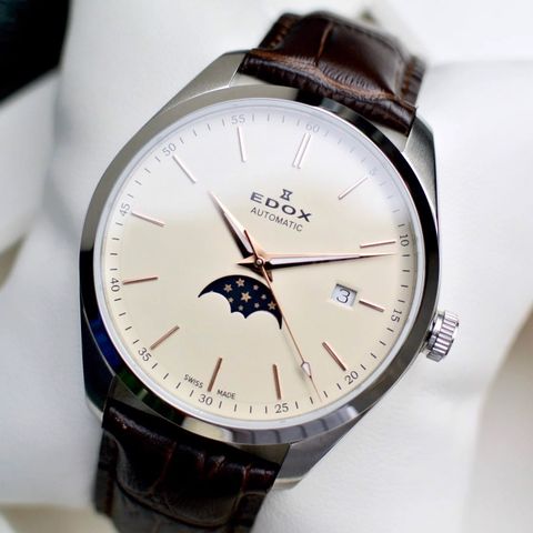  Edox Automatic Moonphase 80505-3-BEIR ( 805053BEIR ) 