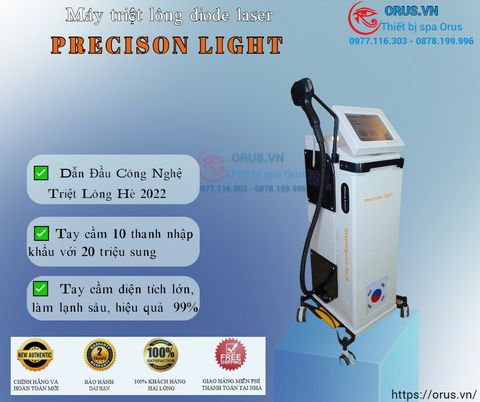  MÁY TRIỆT LÔNG DIODE LASER PRECISION LIGHT 808nm 