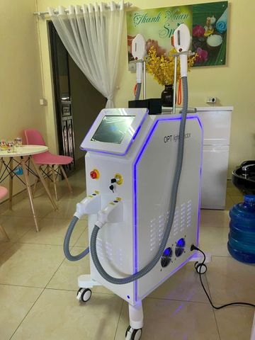  MÁY TRIỆT LÔNG OPT LIGHT DOCTOR PLUS 2 TAY TRIỆT LÔNG 