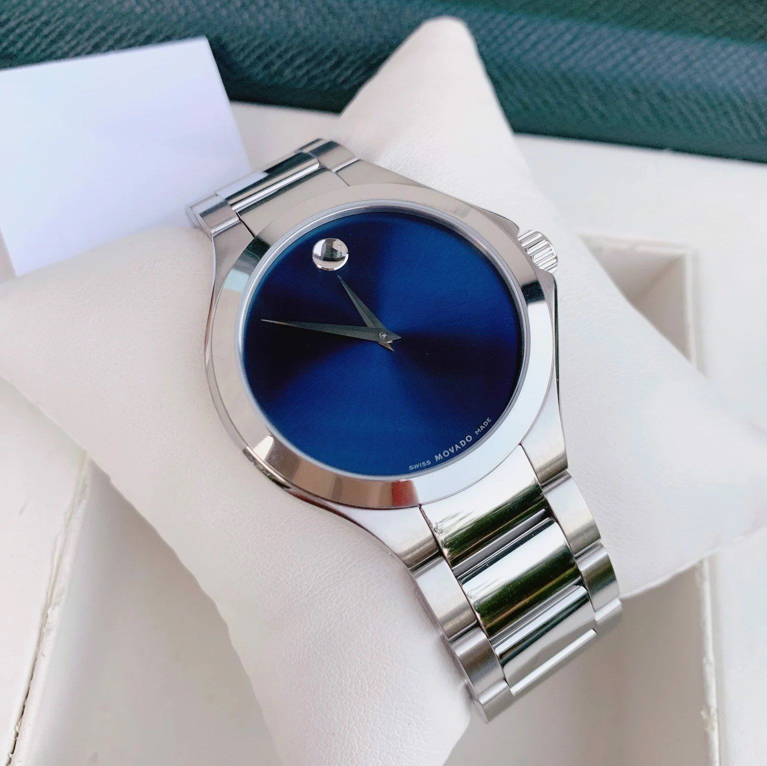 Movado defio outlet blue