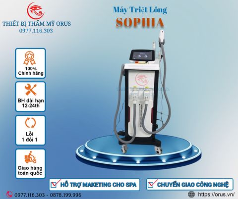  MÁY TRIỆT LÔNG OPT SHR SOPHIA 