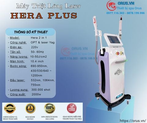  MÁY TRIỆT LÔNG - LASER HERA PLUS 2023 