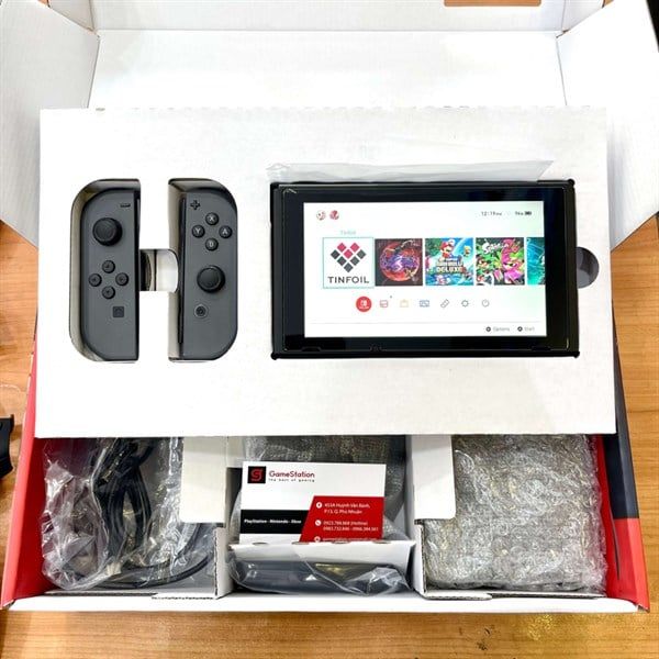 [HACK] Máy Nintendo Switch V2 -  Màu Gray (Cũ/2nd)