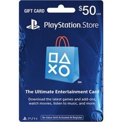 Thẻ PSN Gift Card 50$ - US (Thẻ Cứng)