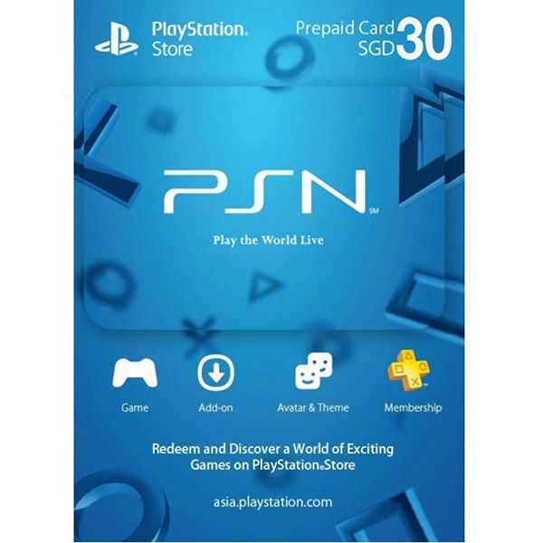 Thẻ PSN Gift Card 30SGD - Singapore