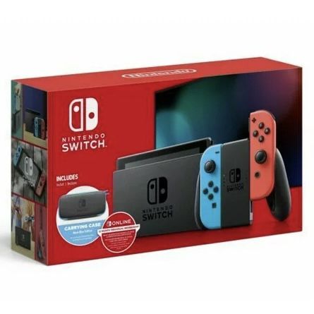 Máy Nintendo Switch V2 Bundle Kèm Bao đựng + Code online 12 tháng