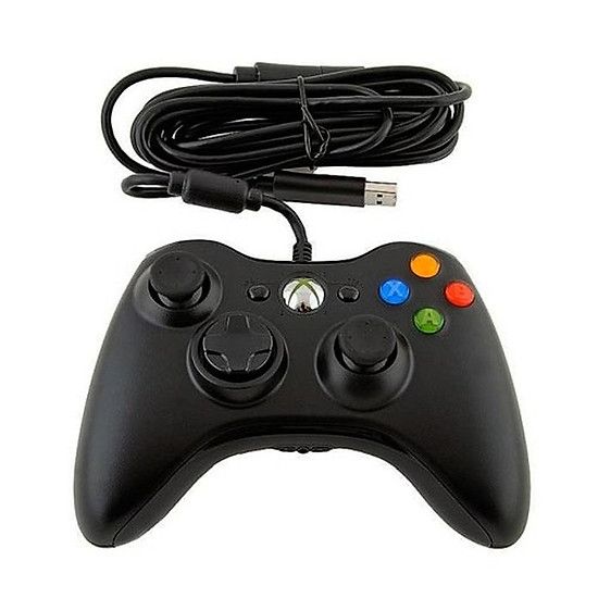 Tay Cầm Xbox 360 Có Dây - Màu Đen (Like New)