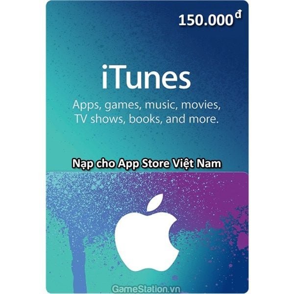 Thẻ iTunes Gift Card Việt Nam 150.000đ