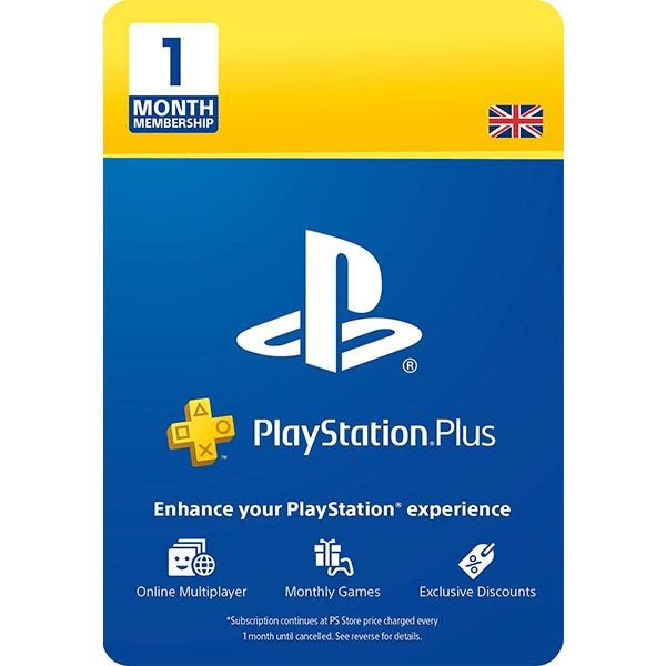 Thẻ PlayStation Plus 1 Tháng - UK