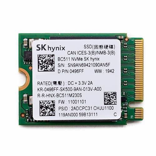 SSD Hynix BC511 512GB M2 2230 PCIe NVMe Gen 3×4 99%