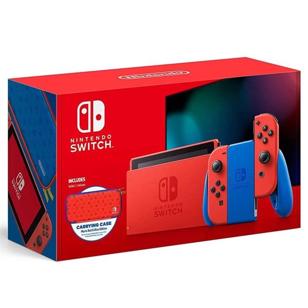 Máy Nintendo Switch Cũ (2nd) Mario Red & Blue Edition Full Box Like New