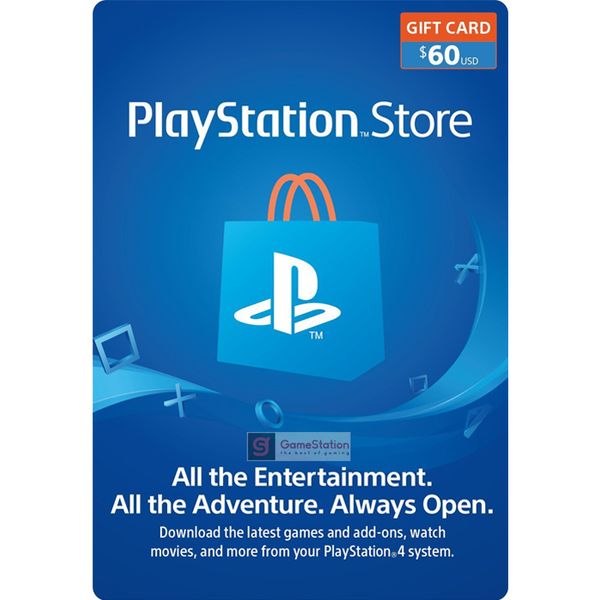 Thẻ PSN Gift Card 60$ - US