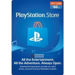 Thẻ PSN Gift Card 60$ - US