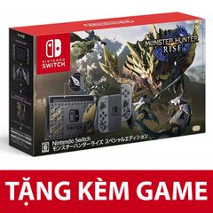 Máy Nintendo Switch Monster Hunter Rise Special Edition (Bản JP Kèm Game)