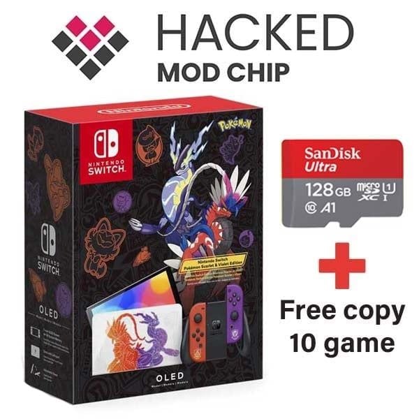 Máy Nintendo Switch Oled Pokemon Scarlet & Violet Mod Chip