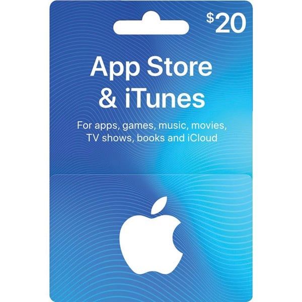 Thẻ iTunes Gift Card 20$ - US (Mã Code)
