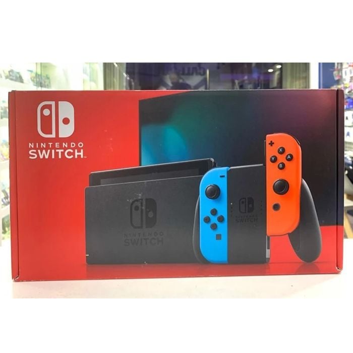 Máy Nintendo Switch V2 Cũ Màu Neon, máy switch 2nd like new giá rẻ