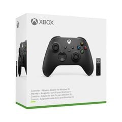 Tay Cầm Xbox Series X - Black + USB Wireless Adapter Cũ ( 2nd)