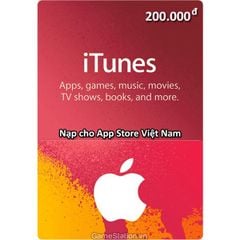 Thẻ iTunes Gift Card Việt Nam 200.000đ