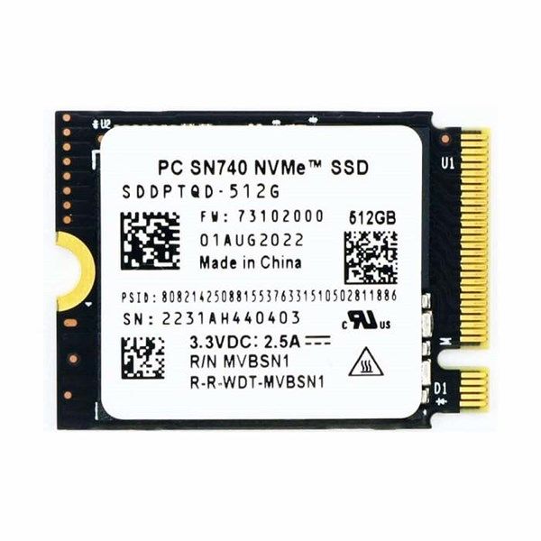 SSD Western Digital SN740 512GB M2 2230 PCIe Gen 4.0