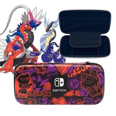 Bao Đựng Máy Nintendo Switch Oled/V2 Scarlet & Violet